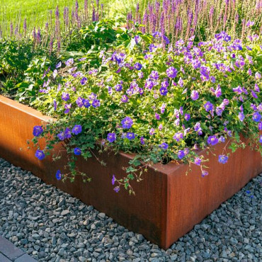 CARREZ met bodem 2000x1000x600mm Corten (CA20.1)