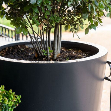 CONIC met bodem Ø800x600mm Aluminium (AC6.2)