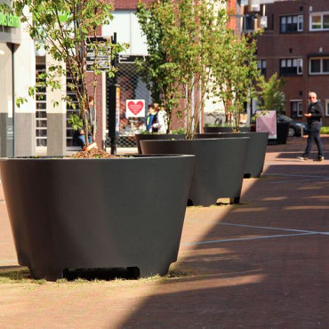 CONIC met poten Ø2000x800mm Aluminium (ACP1.1)