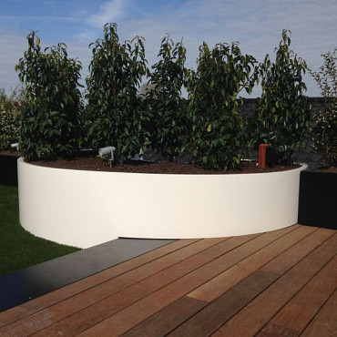 ELLIPSE met bodem 2000x1200x600mm Aluminium (AEL3)