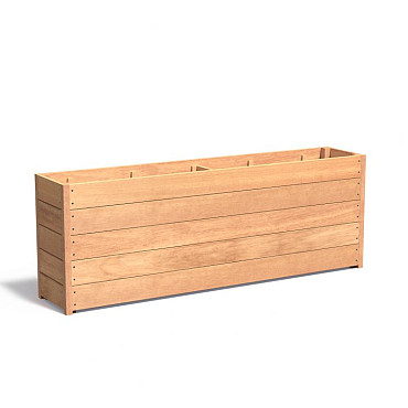 CARREZ met bodem 2000x400x740mm Hardhout 21mm (HS24)