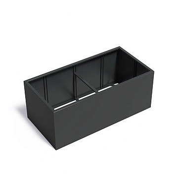 CARREZ zonder bodem 2000x1000x800mm Aluminium (AFW20)