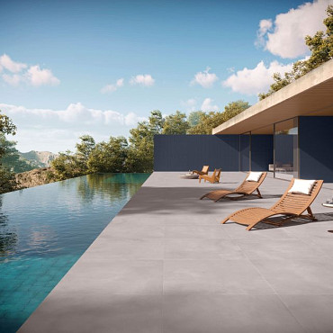 GeoCeramica® 60x60x4cm Quadrato Cool Grey