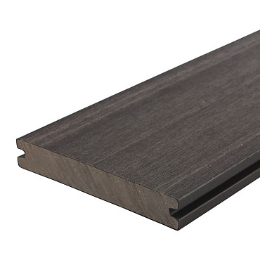 WPC 22,5x210mm Fiberdeck Premium | massief | 2-zijdig Dark Grey 400cm