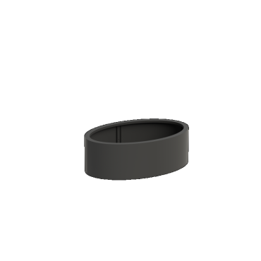 ELLIPSE met bodem 2000x1200x600mm Aluminium (AEL3)