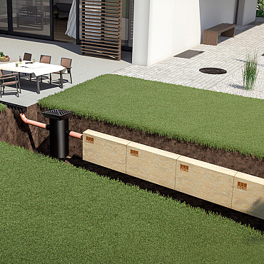 ACO RainBloxx Infiltratie Element 600 Line (120L) 100x20x60cm