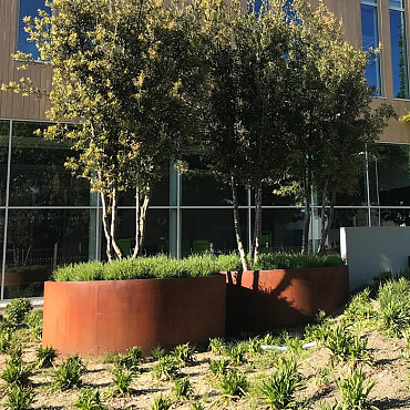 CIRCUM met bodem Ø1500x400mm Corten (CT2.3)