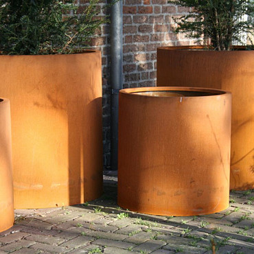 Circum ZONDER BODEM Ø1200x600mm Corten (CTW4.2)