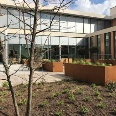 CARREZ met bodem 2000x400x800mm Corten (CA24)