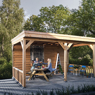 Douglasvision DHZ Buitenverblijf 400x300cm onbehandeld