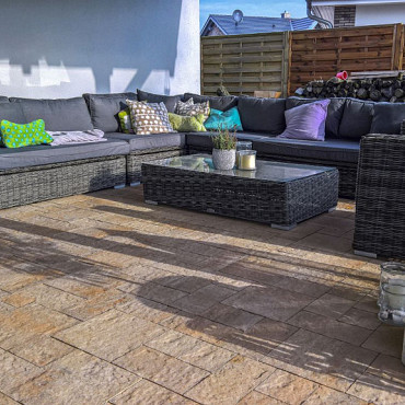 Camelot Paving Wave Wildverband 6cm Mont Blanc