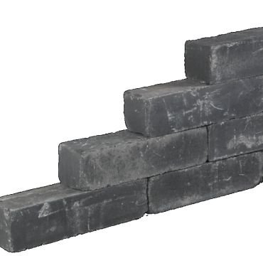 Blockstone stapelblok 15x15x60cm Zwart