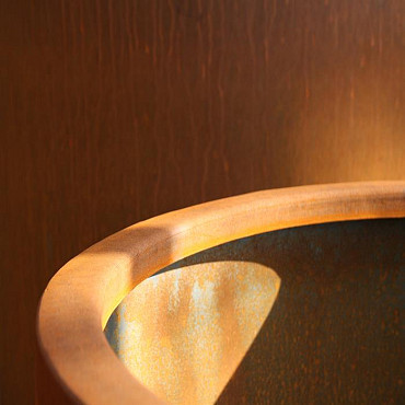 CONIC met bodem Ø1000x800mm Corten 2mm (CC5.1)