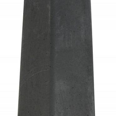 Betonpoer L, 18x18x50cm taps, bovenzijde 15 x 15 cm, schroefdraad M16, antraciet.