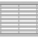 Langstaafrooster Kunststof., L=1000mm  tbv. ACO Hexaline, Euroline en Highline