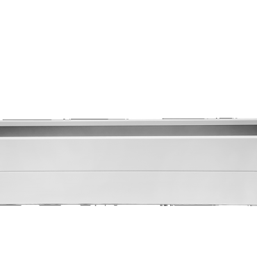 Bloembak Modulair Wit (RAL9016) fijnstructuur 180x30x28cm