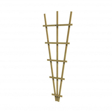 Vuren V-trellis 27-75x189cm groen geïmpregneerd