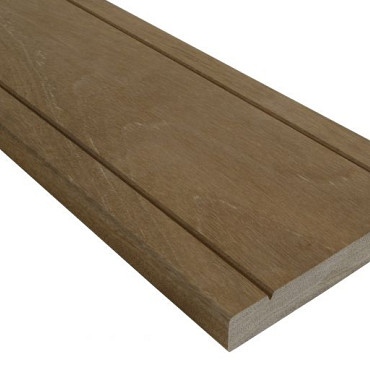 Terrasplank Bangkirai 42x145mm V-groeven Premium P500 | 366cm | FSC®100%