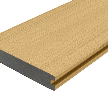 WPC 22,5x138mm Fiberdeck Premium | massief | 2-zijdig Cedar 500cm