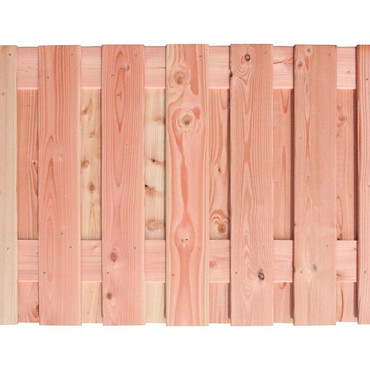 Douglas geschaafd plankenscherm 19-planks 16mm 180x90cm onbehandeld