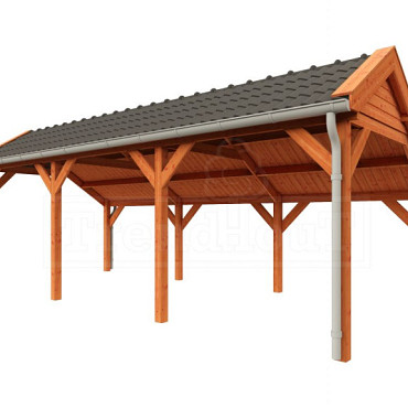 Kapschuur de Deel 7500x3400x3000mm (bxdxh)