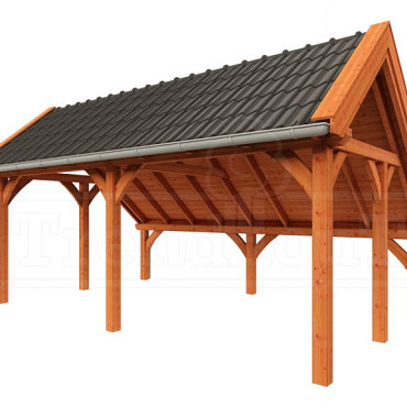 Kapschuur de Hoeve XL 6350x4400x3750mm (bxdxh)