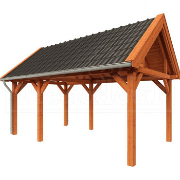 Buitenverblijf Zadeldak XL 5900x3800x3950mm (bxdxh)