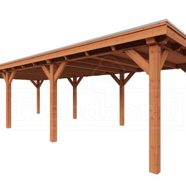 Buitenverblijf Siena 10000x4150x2500mm (bxdxh)