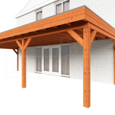 Aanbouwveranda Ancona 9000x3900x2600mm (bxdxh)