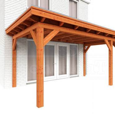 Aanbouwveranda Lucca 5250x3250x2600mm (bxdxh) rechts