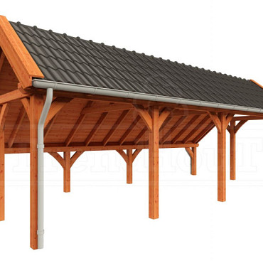 Kapschuur de Hoeve XL 8850x4400x3750mm (bxdxh) rechts