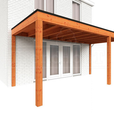 Aanbouwveranda Modena 5500x3000x2700mm (bxdxh) rechts