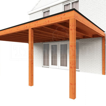 Aanbouwveranda Modena 6600x4850x2700mm (bxdxh)