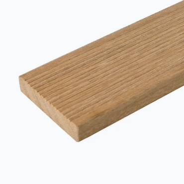 Terrasplank Bangkirai 19x90mm glad/ribbel Premium P120 |427cm