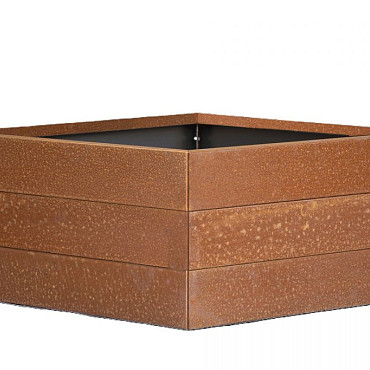 Plantenbak Modulair - 60x60x42 cm Corten