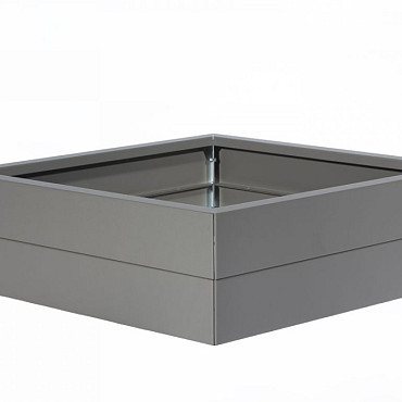 Plantenbak Modulair Taupe 180x180x28cm