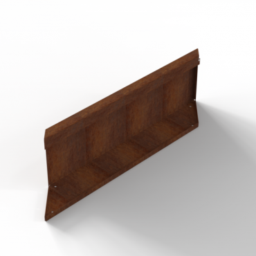 Plantenbak Module+ Parallel paneel-Rechts (E) 90x28cm Corten