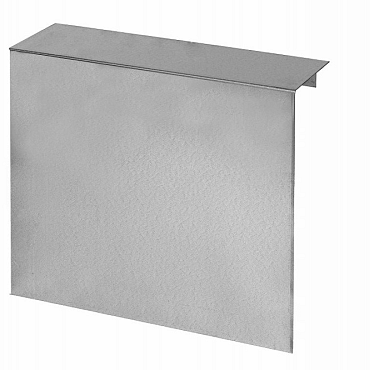Overzetprofiel muurelement Recht 150x45x15.8cm Verzinkt