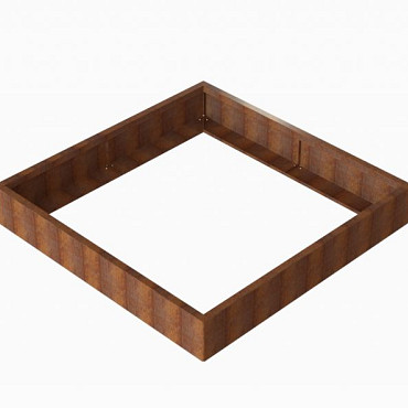 Plantenbak Module+ Corten 180x180x28cm