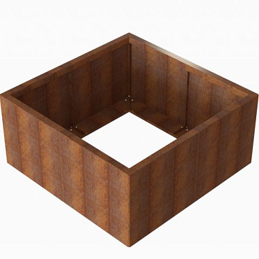 Plantenbak Module+ Corten 120x120x56cm
