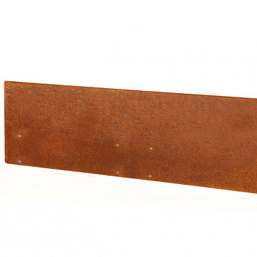 Kantopsluiting Single 300x10cm Corten