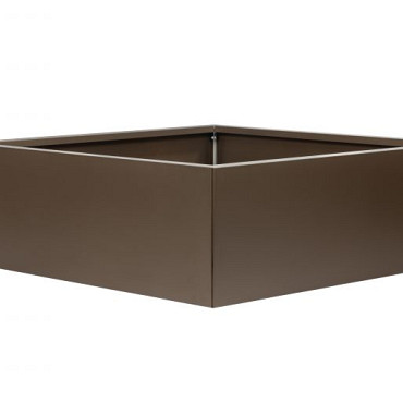 Plantenbak Vlak Supra Bruin 210x210x60cm