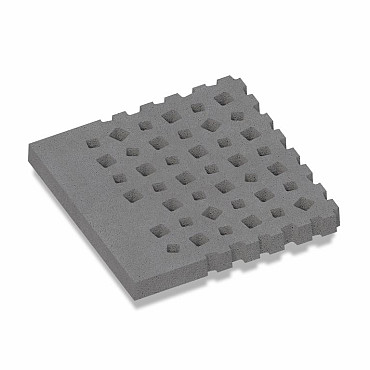 Artistone  Oud Hollands Weave Rand 100x100x10cm Antraciet