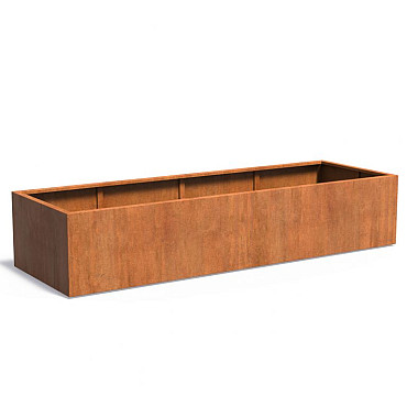 CARREZ met bodem 3000x1000x600mm Corten (CA18.1)
