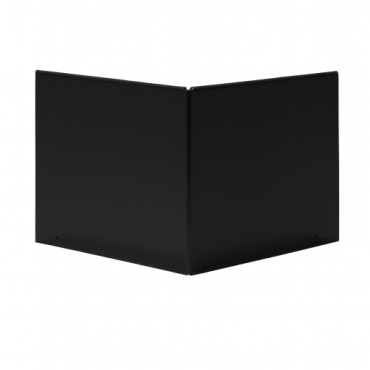 Uitwendige hoek Kantopsluiting Single & Single flex 16.5cm Grafiet zwart