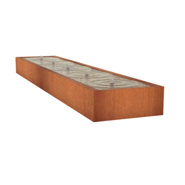 Corten Watertafel 5000x1000x400mm Corten 3mm (CB2)