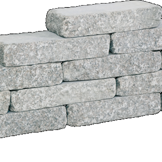 Stapelblok Graniwall Grey Rockface 40x16x8cm