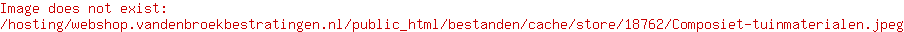 Composiet tuinmaterialen