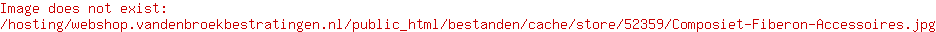 Composiet Vlonderdelen accessoires