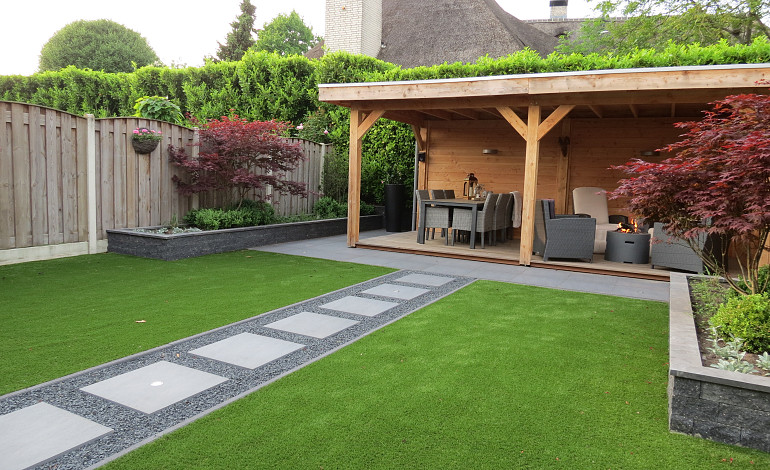 Aangelegde tuin Rucphen